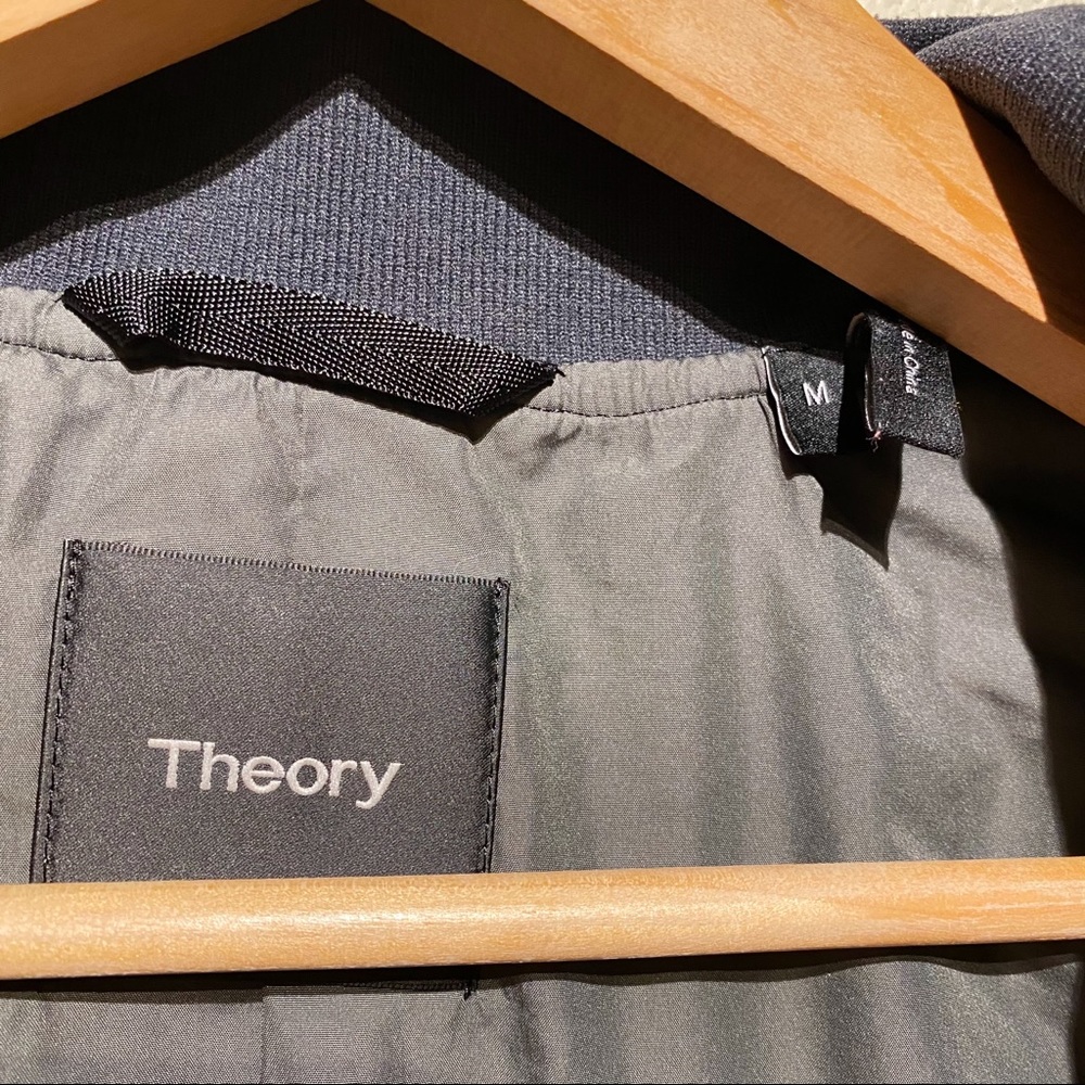 Men's Theory Brant Williston Bomber Jacket Medium - Picture 5 of 7